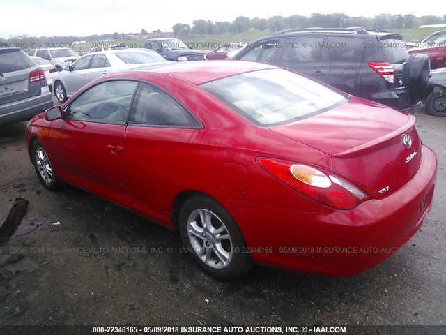 4T1CE38P74U806896 - 2004 TOYOTA CAMRY SOLARA SE/SLE წითელი ფოტო 3