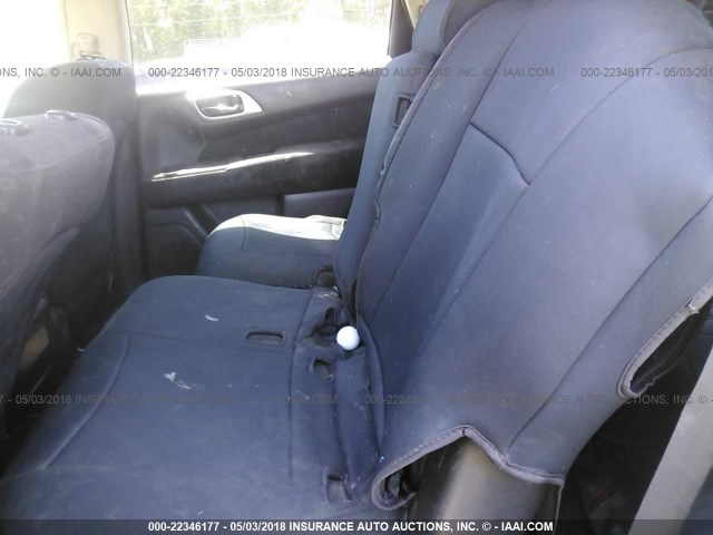 5N1AR2MNXFC659136 - 2015 NISSAN PATHFINDER S/SV/SL/PLATINUM 灰色 照片 8