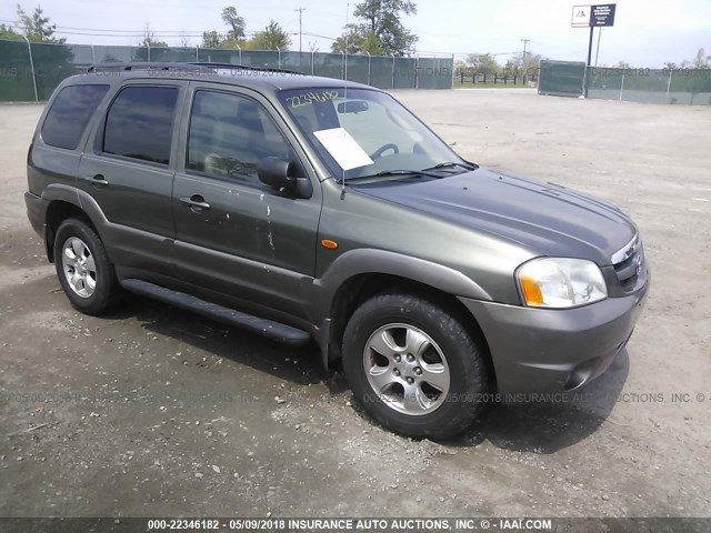 4F2CU08162KM63931 - 2002 MAZDA TRIBUTE LX/ES GREEN photo 1