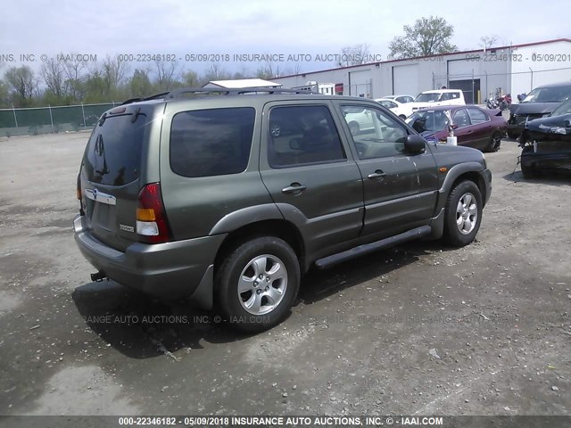 4F2CU08162KM63931 - 2002 MAZDA TRIBUTE LX/ES 绿色 照片 4