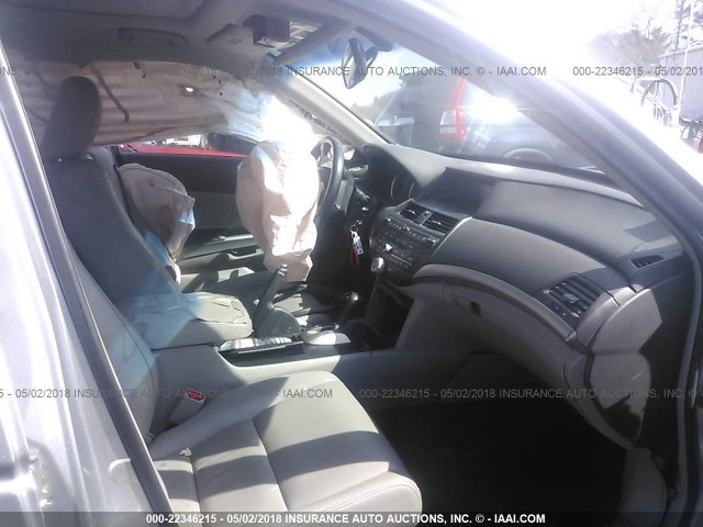 1HGCP26858A088102 - 2008 HONDA ACCORD EXL SILVER photo 5