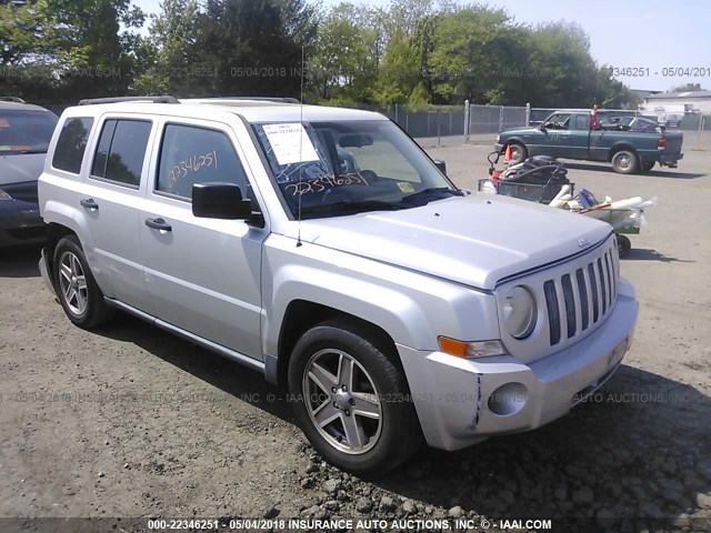 1J8FT28W58D551947 - 2008 JEEP PATRIOT SPORT SILVER photo 1