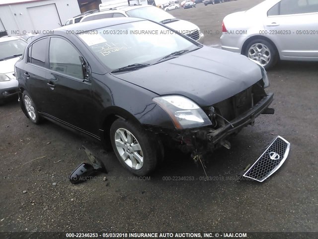 3N1AB6AP1CL762793 - 2012 NISSAN SENTRA 2.0/2.0S/SR/2.0SL BLACK photo 1