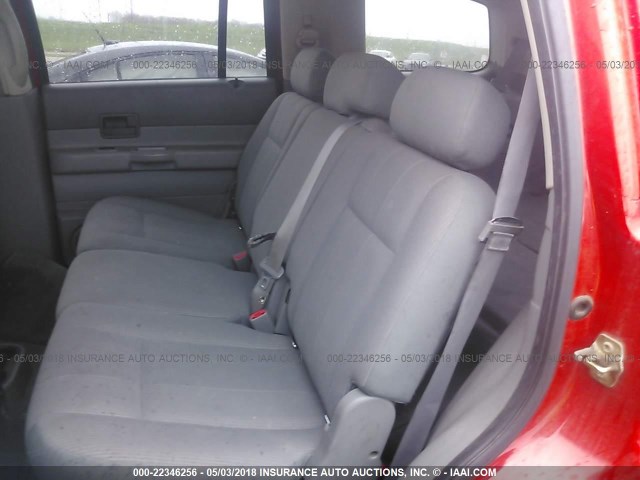 1D4HB38NX5F601762 - 2005 DODGE DURANGO ST RED photo 8