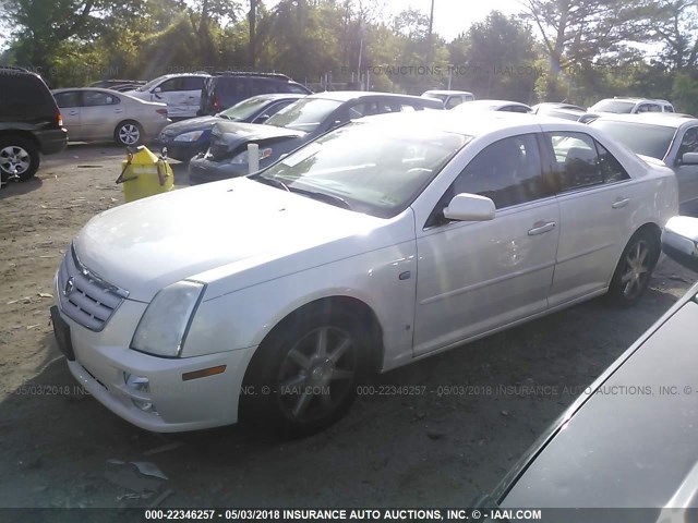 1G6DW677660143374 - 2006 CADILLAC STS WHITE photo 2