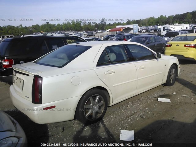 1G6DW677660143374 - 2006 CADILLAC STS WHITE photo 4
