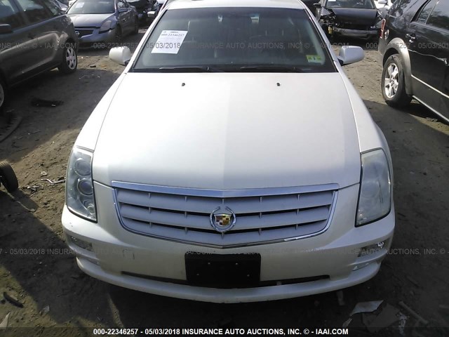 1G6DW677660143374 - 2006 CADILLAC STS WHITE photo 6