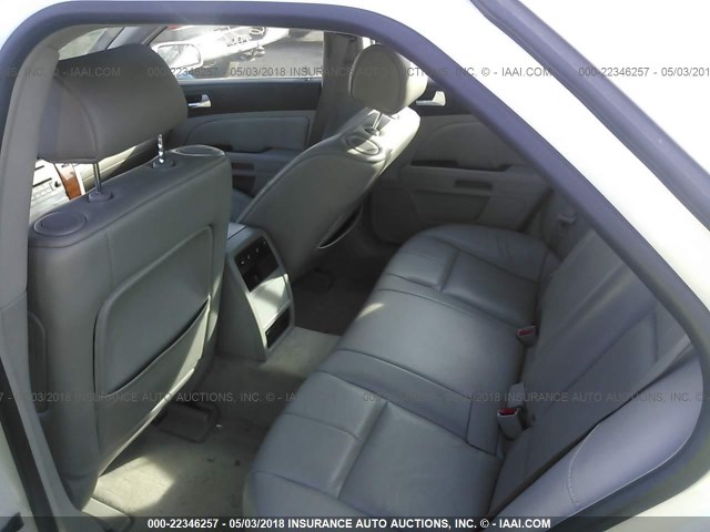 1G6DW677660143374 - 2006 CADILLAC STS WHITE photo 8