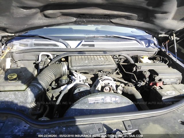 1J8HG48K76C268765 - 2006 JEEP COMMANDER BLACK photo 10