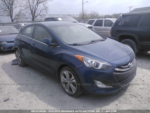 KMHD35LE2DU148769 - 2013 HYUNDAI ELANTRA GT BLUE photo 1