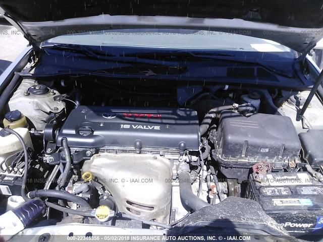 4T1BE32K55U053041 - 2005 TOYOTA CAMRY LE/XLE/SE ვერცხლისფერი ფოტო 10