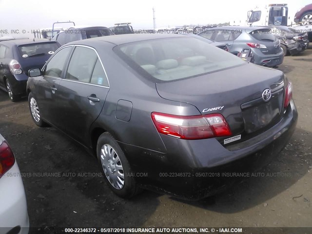 4T1BE46K07U179939 - 2007 TOYOTA CAMRY NEW GENERAT CE/LE/XLE/SE GRAY photo 3