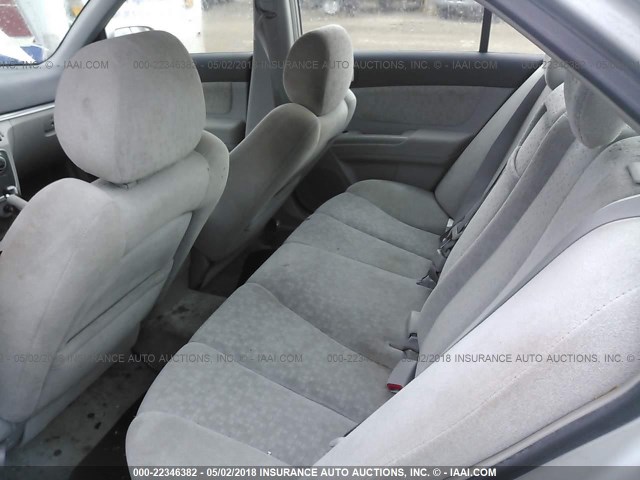 5NPEU46FX6H138895 - 2006 HYUNDAI SONATA GLS/LX SILVER photo 8