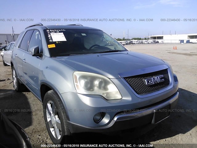 1GKER23798J263842 - 2008 GMC ACADIA SLT-1 BLUE photo 1