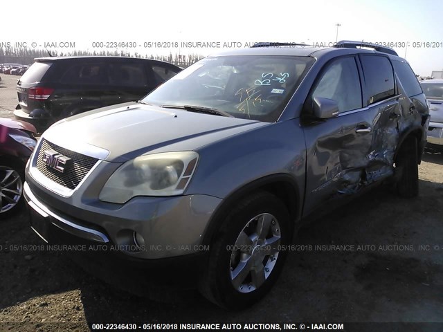 1GKER23798J263842 - 2008 GMC ACADIA SLT-1 BLUE photo 2