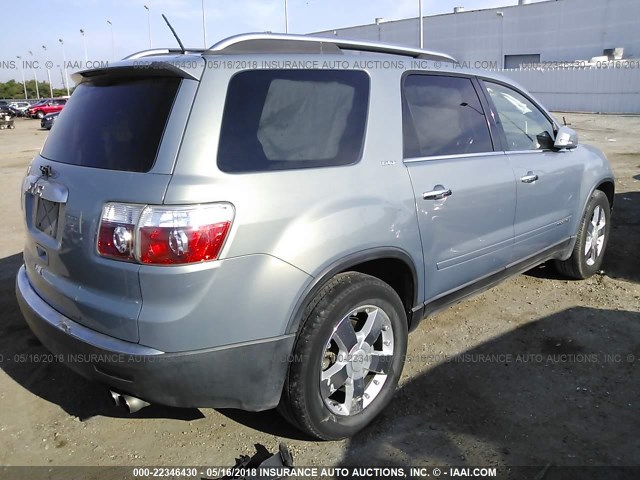 1GKER23798J263842 - 2008 GMC ACADIA SLT-1 BLUE photo 4