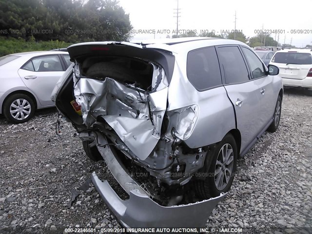 5N1AR2MM0DC690237 - 2013 NISSAN PATHFINDER S/SV/SL/PLATINUM 银色 照片 4