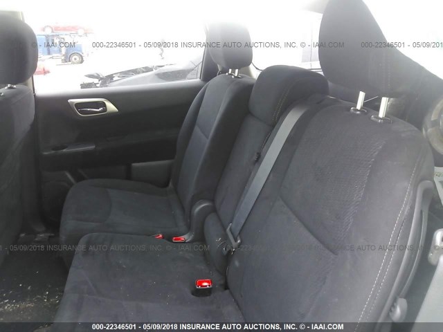 5N1AR2MM0DC690237 - 2013 NISSAN PATHFINDER S/SV/SL/PLATINUM 银色 照片 8