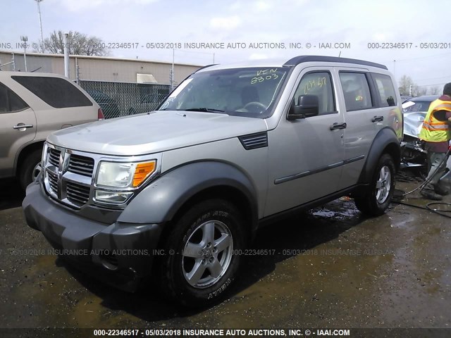 1D8GU28K48W138803 - 2008 DODGE NITRO SXT GRAY photo 2