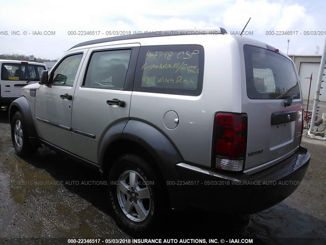 1D8GU28K48W138803 - 2008 DODGE NITRO SXT GRAY photo 3