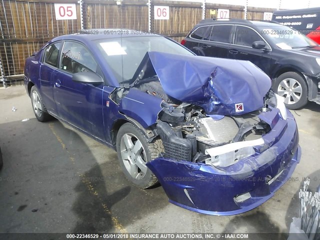 1G8AW15B86Z199736 - 2006 SATURN ION LEVEL 3 BLUE photo 1