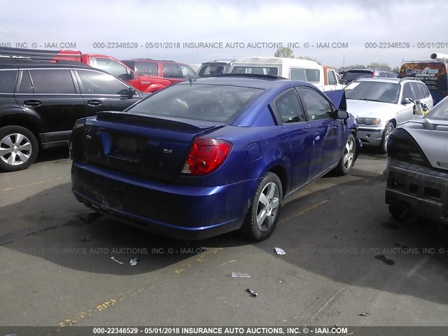 1G8AW15B86Z199736 - 2006 SATURN ION LEVEL 3 BLUE photo 4