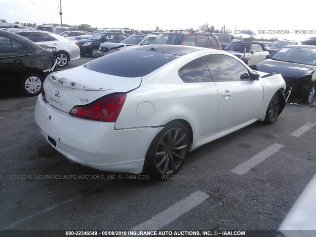 JN1CV6EK8EM111958 - 2014 INFINITI Q60 JOURNEY/IPL WHITE photo 4