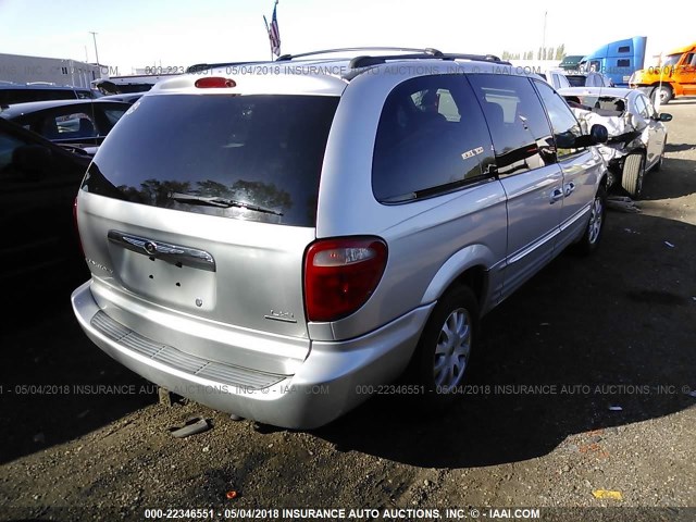 2C8GT54L32R614569 - 2002 CHRYSLER TOWN & COUNTRY LXI SILVER photo 4