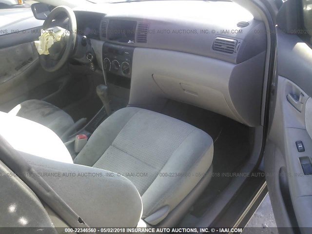 2T1BR32E37C769407 - 2007 TOYOTA COROLLA CE/LE/S GRAY photo 5