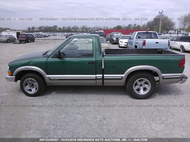 1GCCS1448X8117914 - 1999 CHEVROLET S TRUCK S10 GREEN photo 6