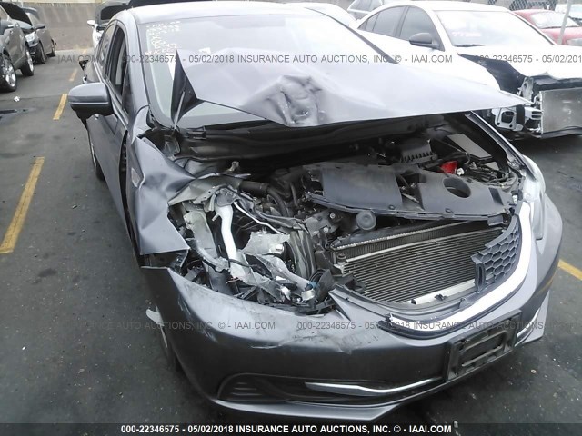 19XFB2F76FE703381 - 2015 HONDA CIVIC SE GRAY photo 6