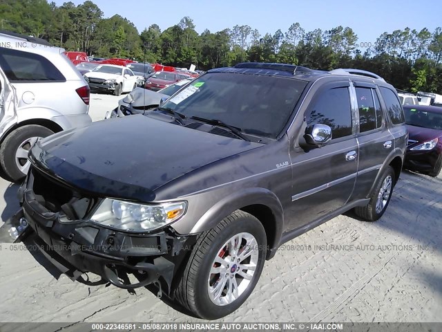 5S3ET13S082802932 - 2008 SAAB 9-7X 4.2I GRAY photo 2