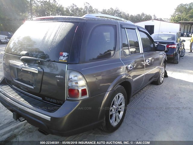 5S3ET13S082802932 - 2008 SAAB 9-7X 4.2I GRAY photo 4