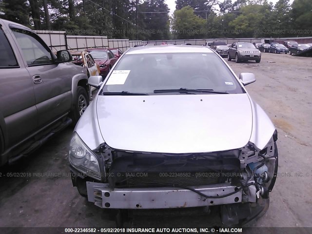 1G1ZD5EU6BF142334 - 2011 CHEVROLET MALIBU 2LT SILVER photo 6