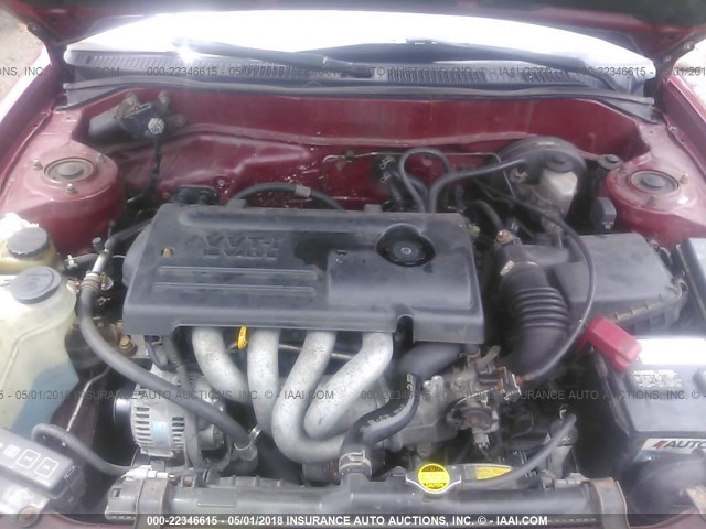 2T1BR12E3YC311520 - 2000 TOYOTA COROLLA VE/CE/LE 红色 照片 10