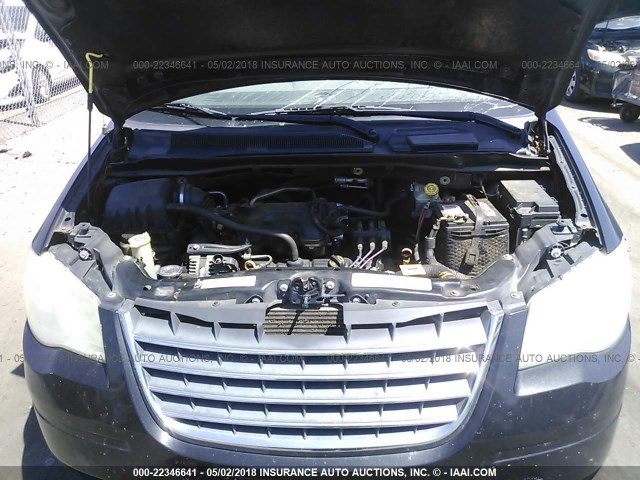 2A4RR4DE6AR203826 - 2010 CHRYSLER TOWN & COUNTRY LX BLACK photo 10