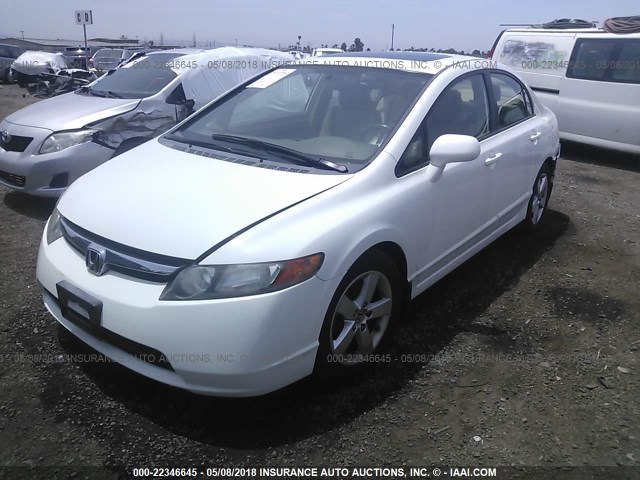 2HGFA16938H506000 - 2008 HONDA CIVIC EXL 白色 照片 2