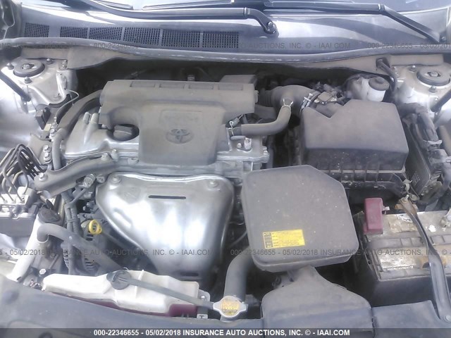 4T1BF1FK7CU072599 - 2012 TOYOTA CAMRY SE/LE/XLE 银色 照片 10