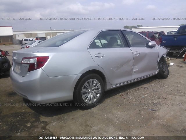 4T1BF1FK7CU072599 - 2012 TOYOTA CAMRY SE/LE/XLE 银色 照片 4