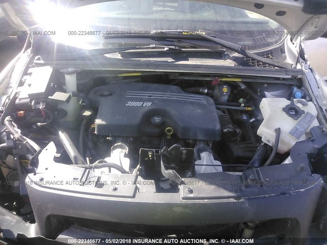 1GNDV23167D102920 - 2007 CHEVROLET UPLANDER LS ვერცხლისფერი ფოტო 10