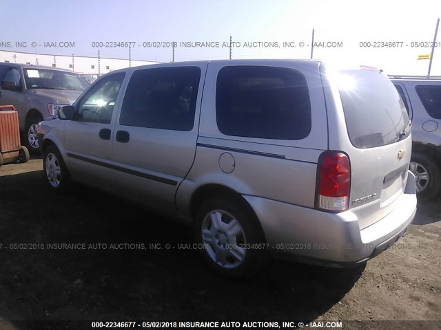 1GNDV23167D102920 - 2007 CHEVROLET UPLANDER LS ვერცხლისფერი ფოტო 3