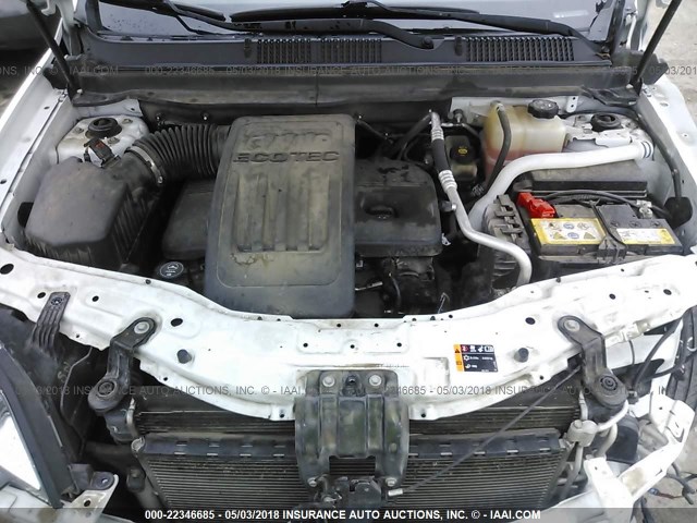 3GNAL2EK0ES652304 - 2014 CHEVROLET CAPTIVA LS 白色 照片 10