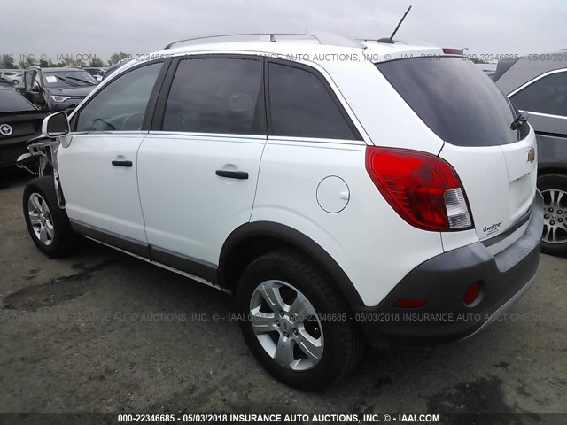 3GNAL2EK0ES652304 - 2014 CHEVROLET CAPTIVA LS 白色 照片 3