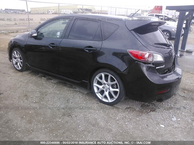 JM1BL1H44A1233761 - 2010 MAZDA SPEED 3 BLACK photo 3