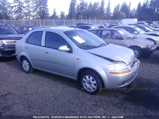 KL1TJ52674B193872 - 2004 CHEVROLET AVEO LS 银色 照片 1