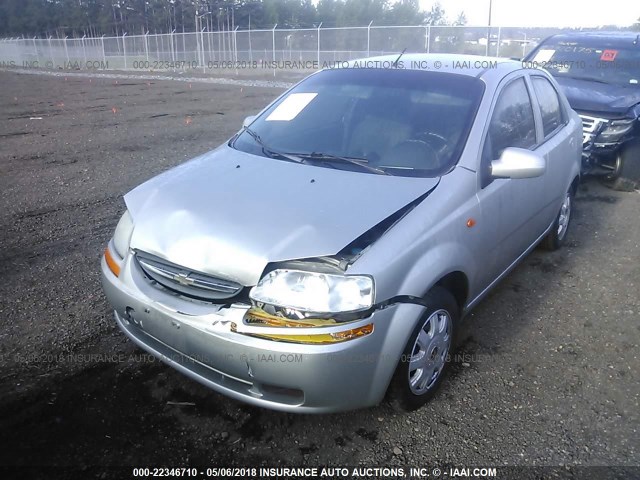 KL1TJ52674B193872 - 2004 CHEVROLET AVEO LS 银色 照片 6