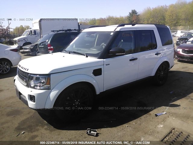 SALAG2V60EA711782 - 2014 LAND ROVER LR4 HSE WHITE photo 2