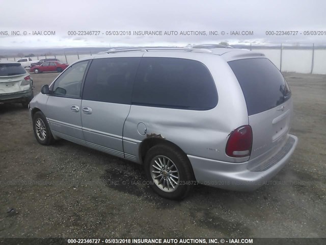 1C4GT64LXYB544549 - 2000 CHRYSLER TOWN & COUNTRY LIMITED SILVER photo 3