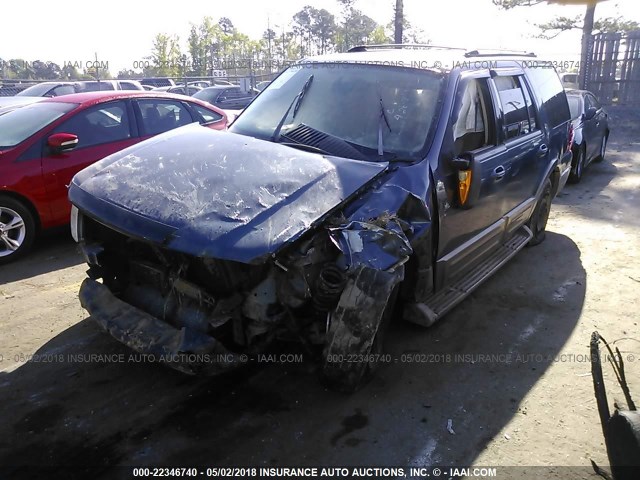 1FMFU17L24LB77332 - 2004 FORD EXPEDITION EDDIE BAUER BLUE photo 6