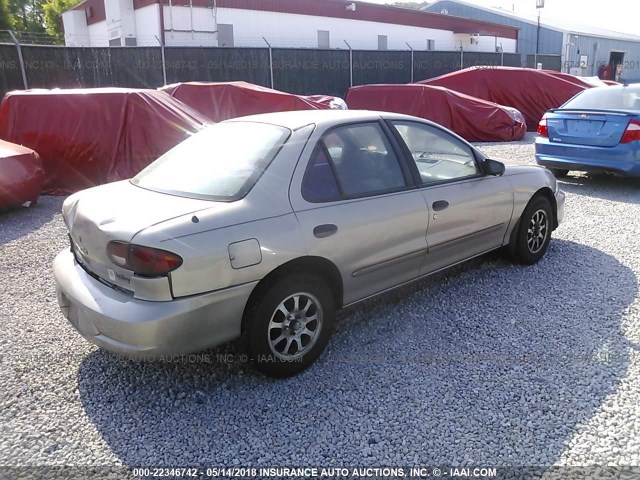 1G1JC524017312202 - 2001 CHEVROLET CAVALIER CNG GOLD photo 4